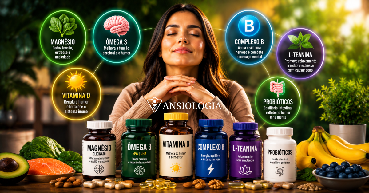 Por Que Vitaminas e Suplementos Ajudam na Ansiedade