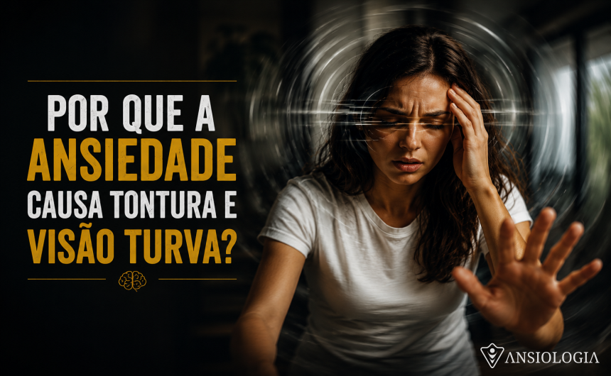 Por que a Ansiedade causa visão turva