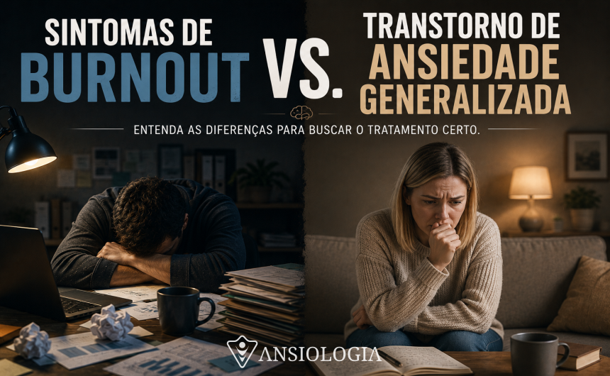 Sintomas de Burnout vs Ansiedade Generalizada